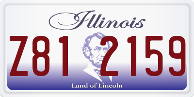 IL license plate Z812159