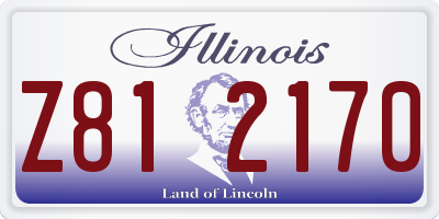 IL license plate Z812170