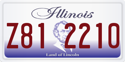 IL license plate Z812210