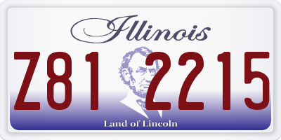 IL license plate Z812215