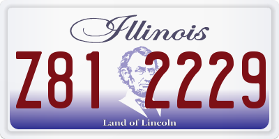 IL license plate Z812229