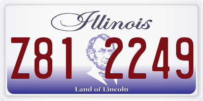IL license plate Z812249