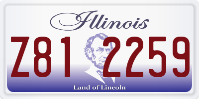 IL license plate Z812259