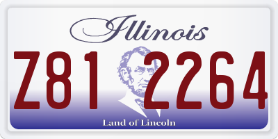 IL license plate Z812264