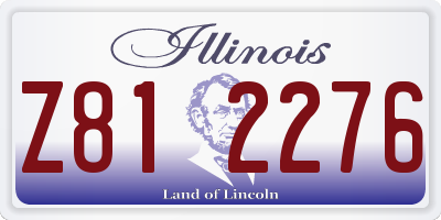 IL license plate Z812276
