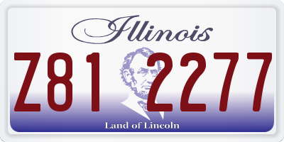 IL license plate Z812277