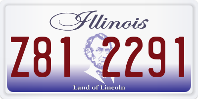 IL license plate Z812291