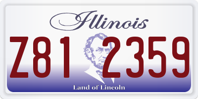 IL license plate Z812359
