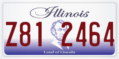 IL license plate Z812464