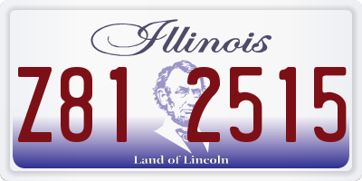 IL license plate Z812515