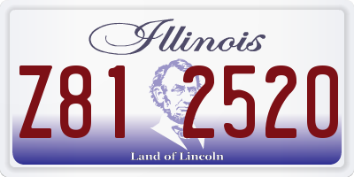 IL license plate Z812520
