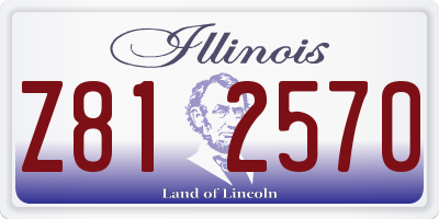 IL license plate Z812570