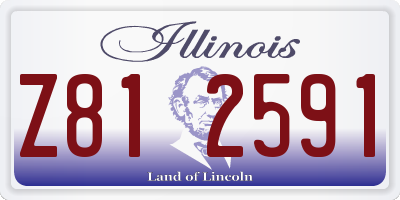 IL license plate Z812591