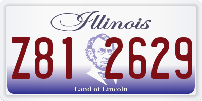 IL license plate Z812629