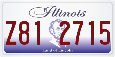 IL license plate Z812715