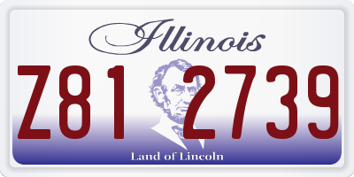 IL license plate Z812739