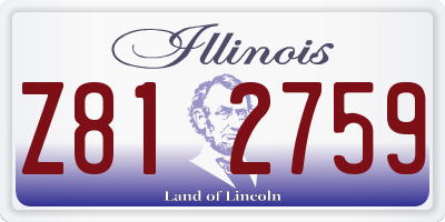 IL license plate Z812759