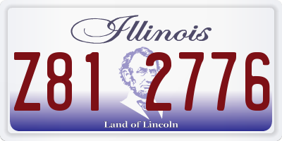 IL license plate Z812776