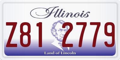 IL license plate Z812779