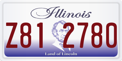 IL license plate Z812780