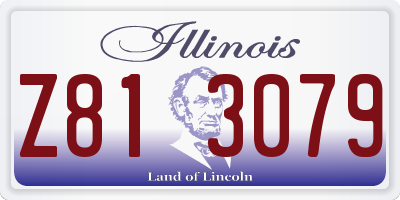 IL license plate Z813079