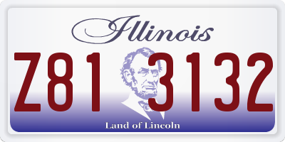 IL license plate Z813132