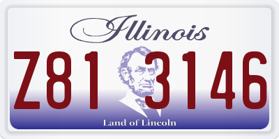 IL license plate Z813146