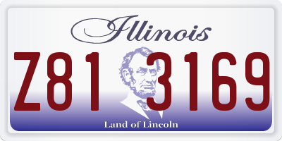 IL license plate Z813169