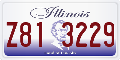 IL license plate Z813229