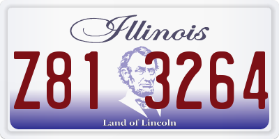 IL license plate Z813264