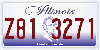 IL license plate Z813271