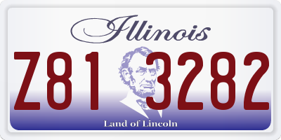 IL license plate Z813282