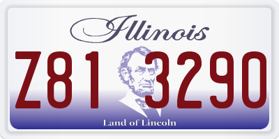 IL license plate Z813290