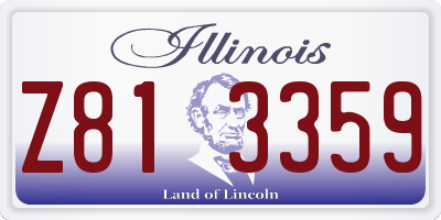 IL license plate Z813359
