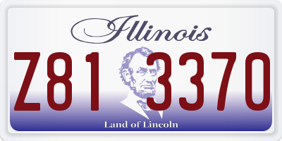 IL license plate Z813370