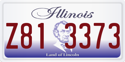 IL license plate Z813373