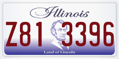 IL license plate Z813396