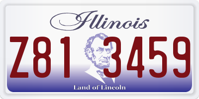 IL license plate Z813459