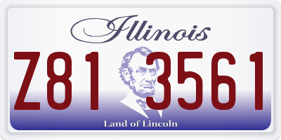 IL license plate Z813561