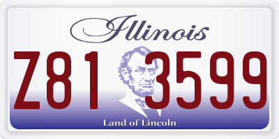 IL license plate Z813599