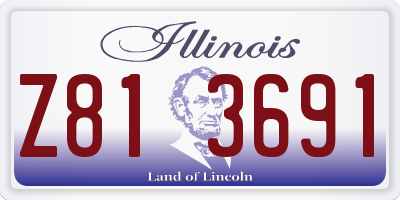 IL license plate Z813691