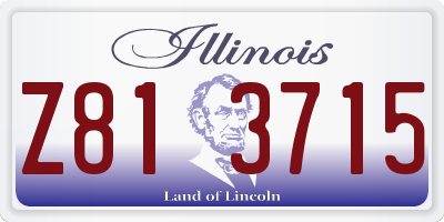 IL license plate Z813715