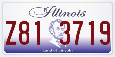 IL license plate Z813719