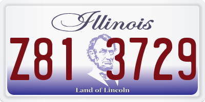 IL license plate Z813729