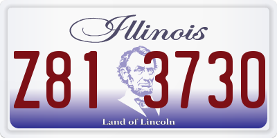 IL license plate Z813730