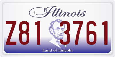 IL license plate Z813761