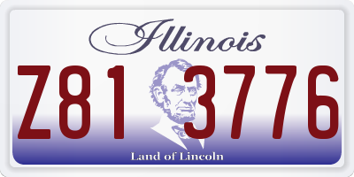 IL license plate Z813776
