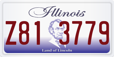 IL license plate Z813779