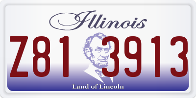 IL license plate Z813913
