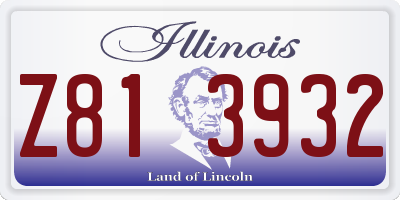 IL license plate Z813932